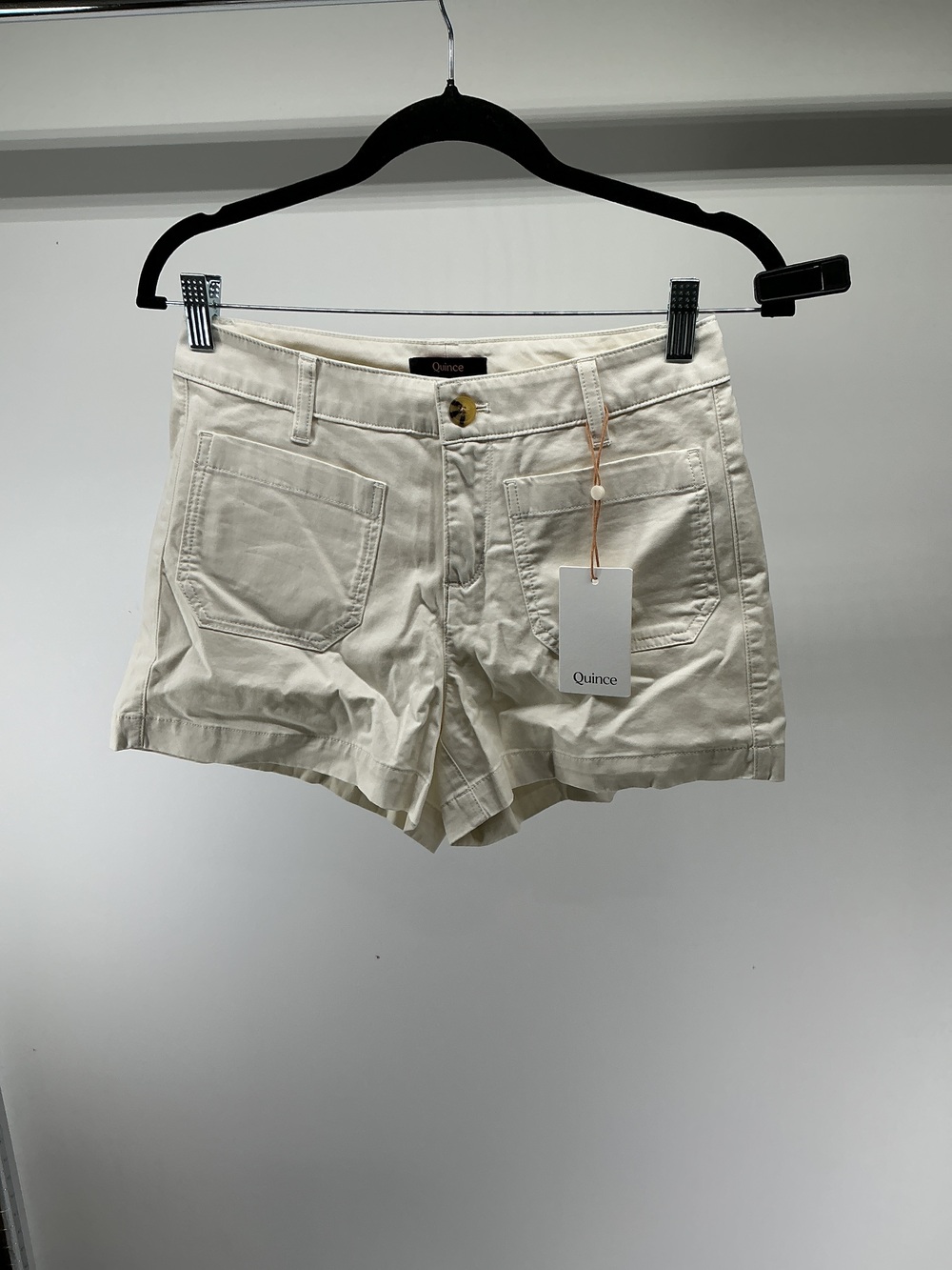 Stretch Cotton Chino Patch Pocket Shorts